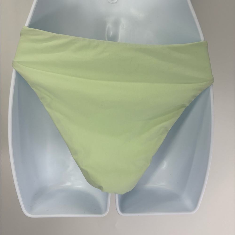 Anemos Los Angeles the Midi high cut bikini bottoms S  mint green sustainable LA - Picture 6 of 6